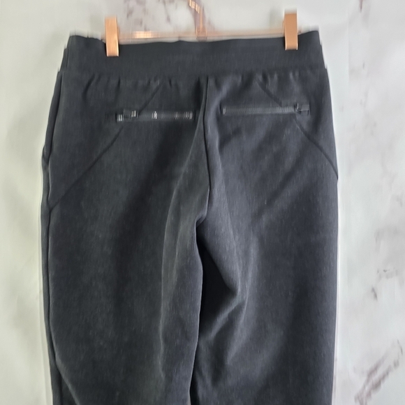 Athleta Pants Womens XS P Black Venice Heathered Pintuck Pull On High Rise - Picture 7 of 13